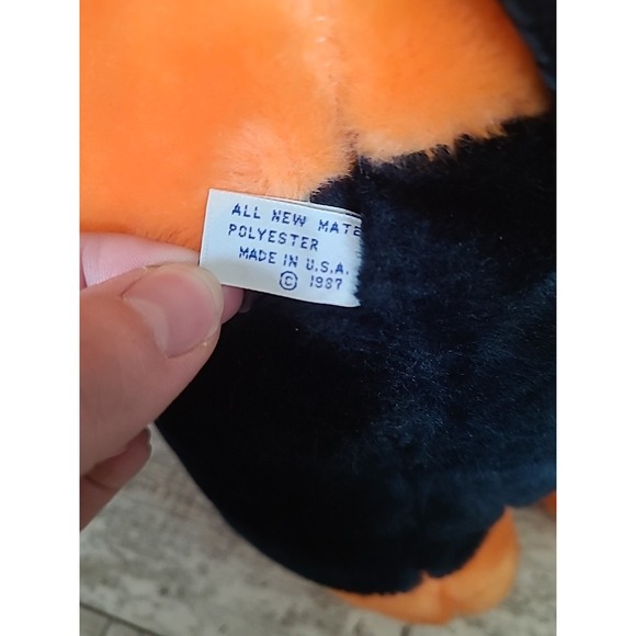 Vintage Halloween Wonder Toys Jack o Lantern Jumbo Plush Clean Odor Free 28" - Picture 5 of 10